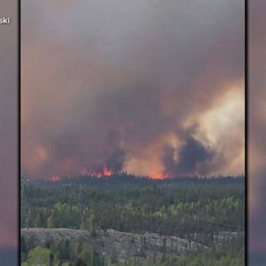 Northern Minnesota, the Upper Peninsula of Michigan and most of Wisconsin are also under air quality alerts due to the smoke from wildfires in Canada. 