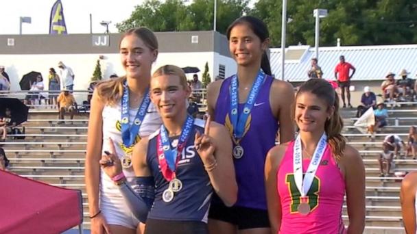 Transgender athlete wins at track finals in California