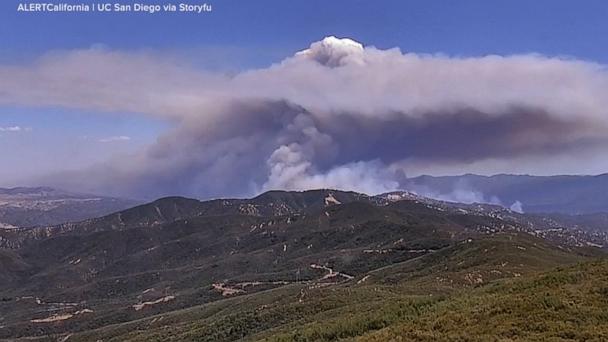 Wildfire explodes to over 35,000 acres overnight in California