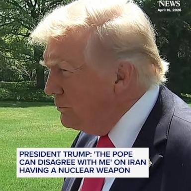 Why Trump says he can disagree with the Pope on Iran nukes