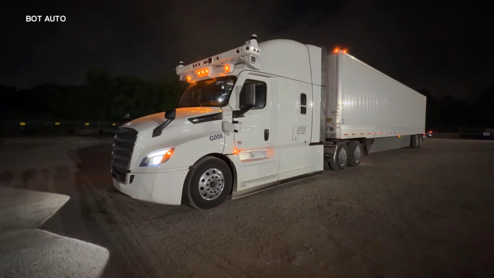 WATCH:  Driverless freight truck makes history