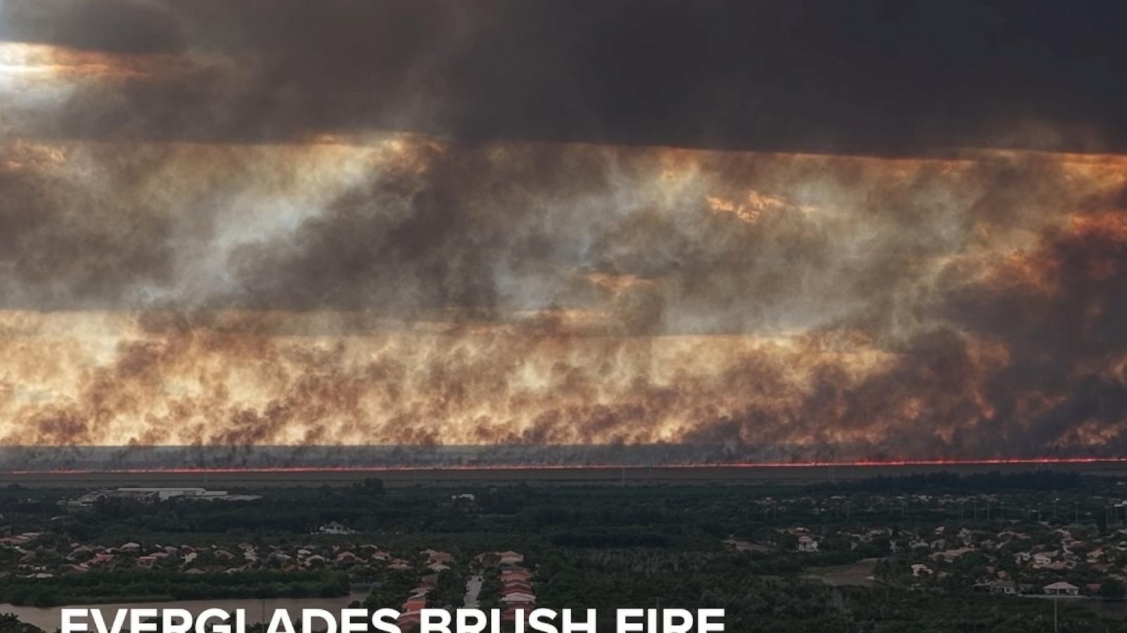 Everglades brush fire burns over 11,000 acres amid severe drought in ...