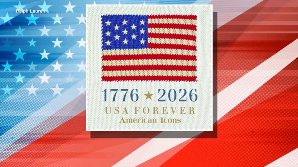 One of America's most iconic designers is helping celebrate the nation's 250th birthday through a new partnership with the U.S. Postal Service.