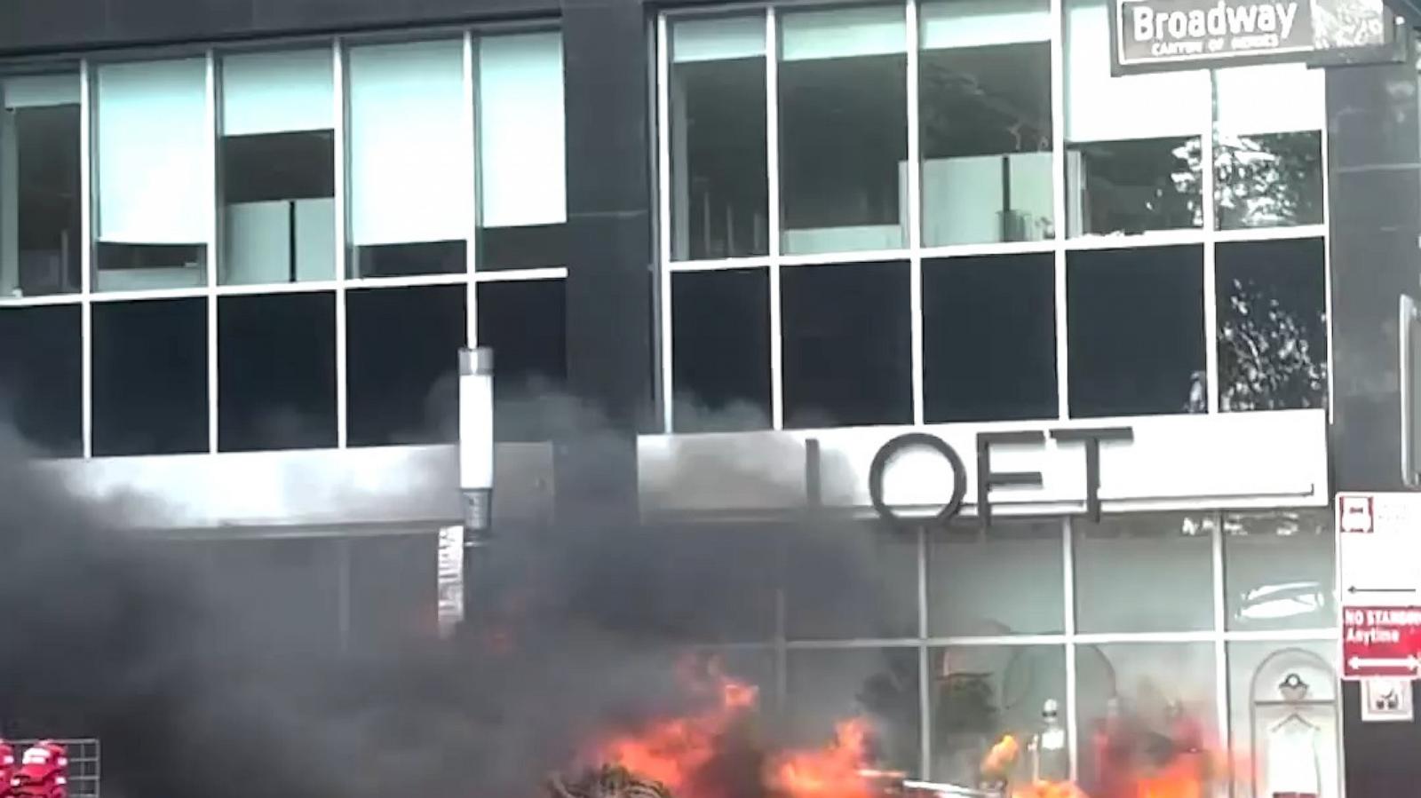 WATCH:  Car catches fire and explodes in Lower Manhattan