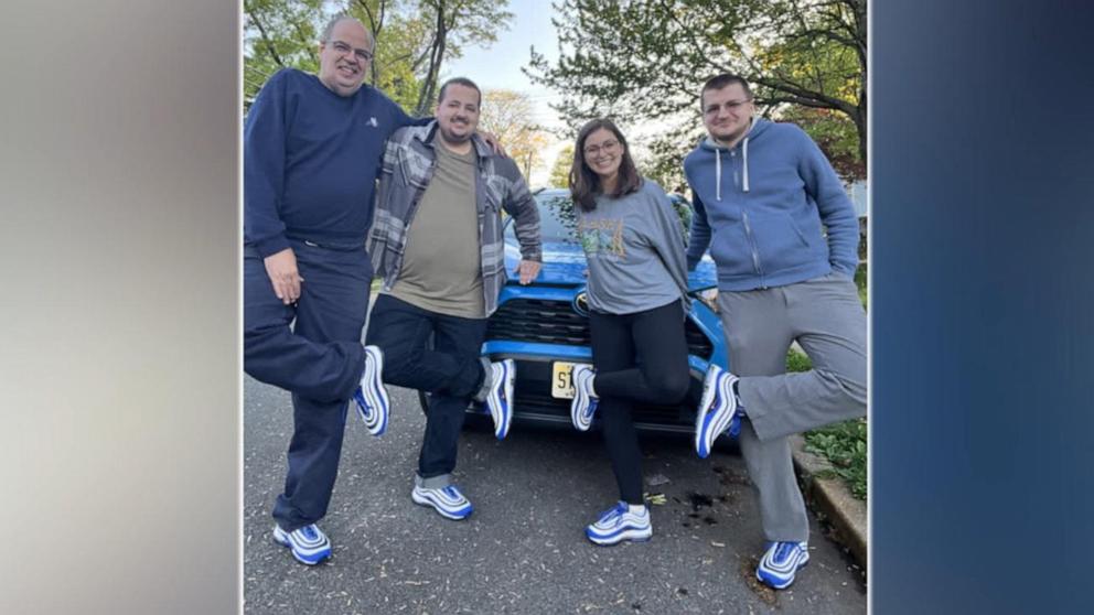 A gift from Nike is helping a family in New Jersey remember their mother, who died from cancer in 2022.