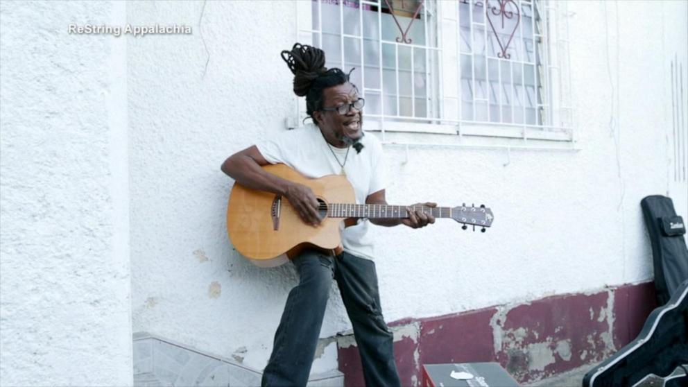 ABC News' Danny New talks to the founder of ReString Appalachia, a nonprofit putting instruments back in the hands of musicians who lost them to devastating floods.
