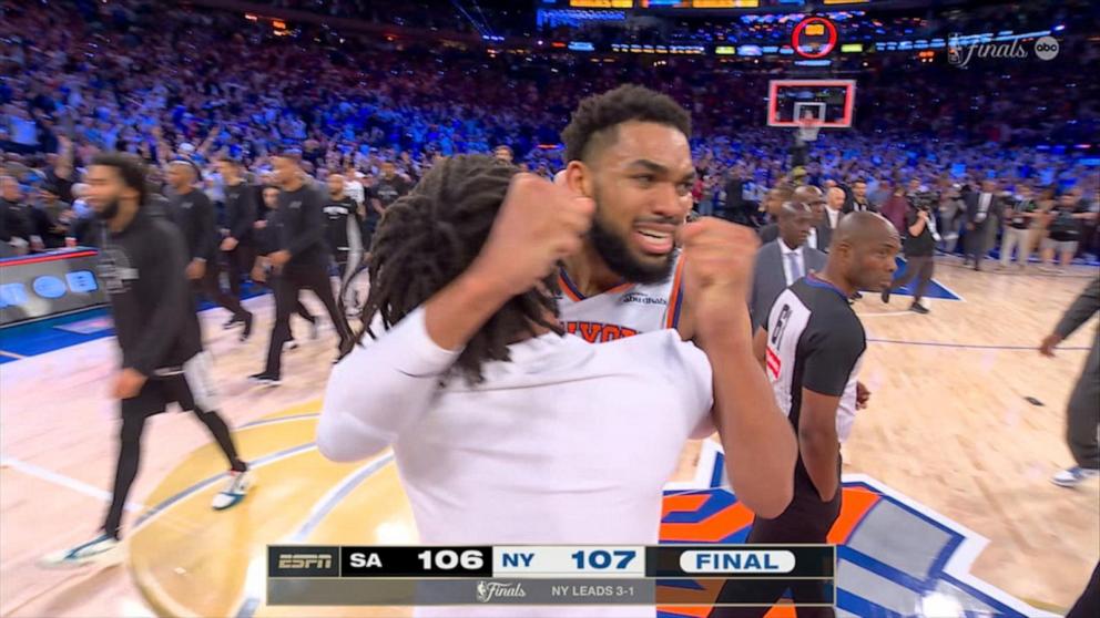 The New York Knicks pulled off a record comeback against the San Antonio Spurs in Game 4 of the NBA Finals on Wednesday, overcoming a 29-point deficit to win by a single point.