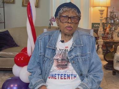 WATCH:  Opal Lee, 'grandmother of Juneteenth,' calls on Americans not to forget