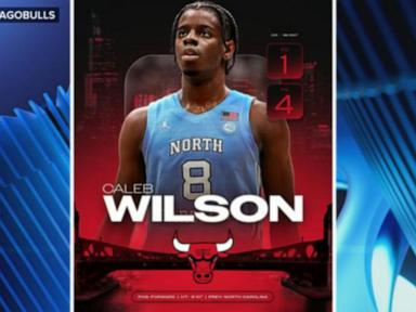 WATCH:  Newest Chicago Bull Caleb Wilson wants to be better than Jordan