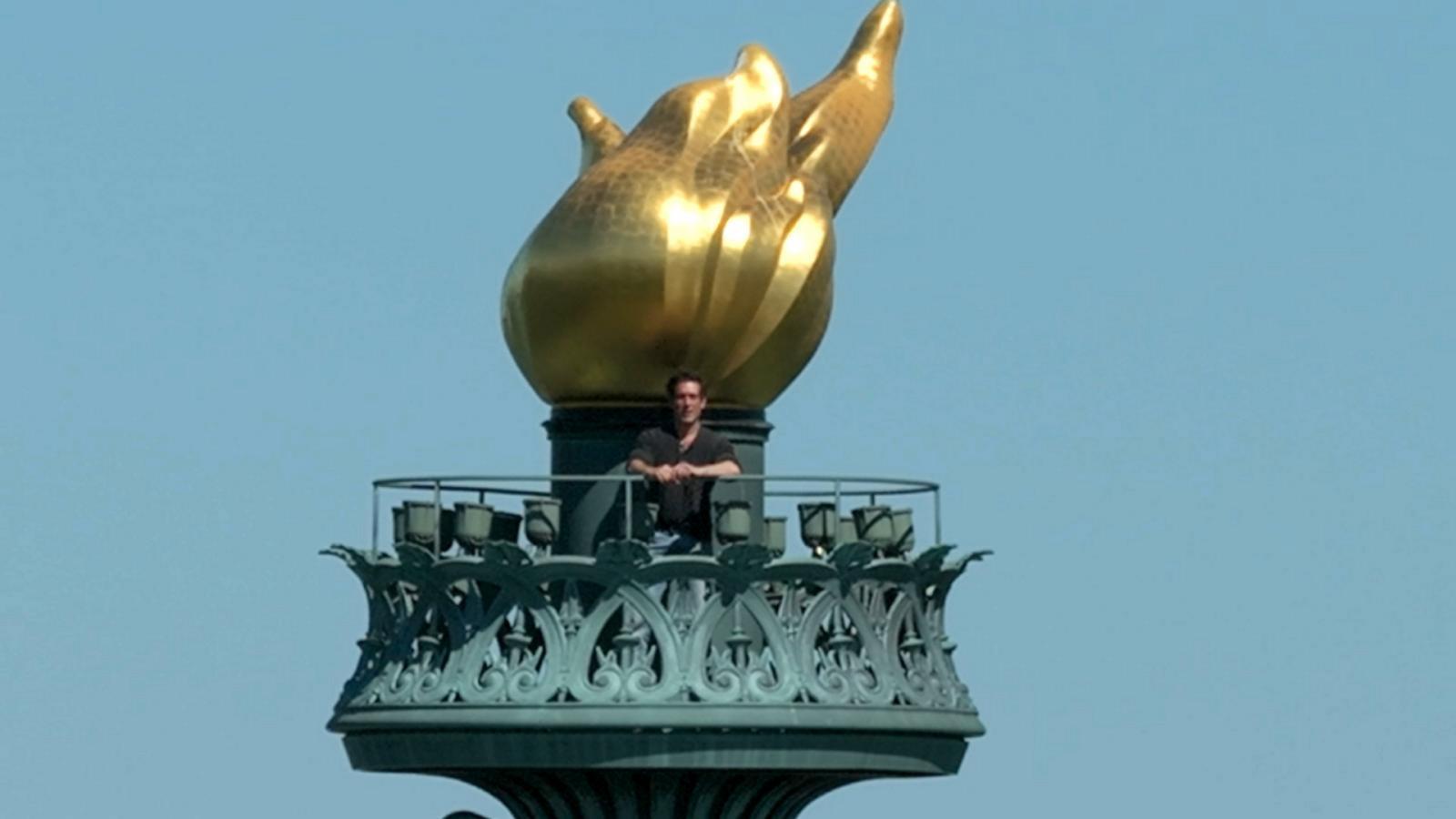 WATCH:  David Muir's rare access at highest point inside Statue of Liberty