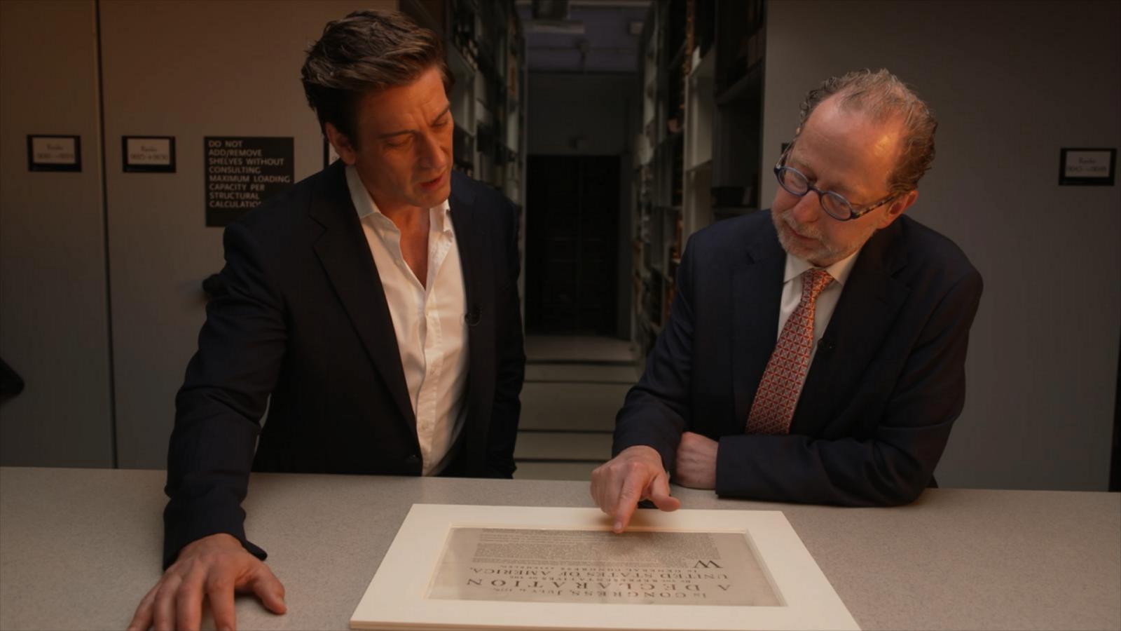 WATCH:  David Muir goes inside the vault holding America's founding documents