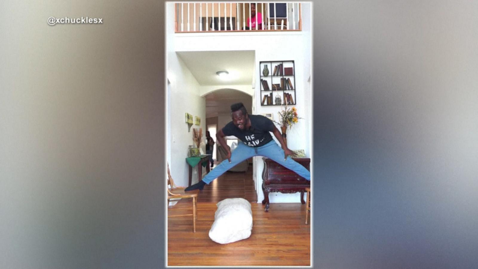 WATCH:  Dad recreates most daring videos on the internet