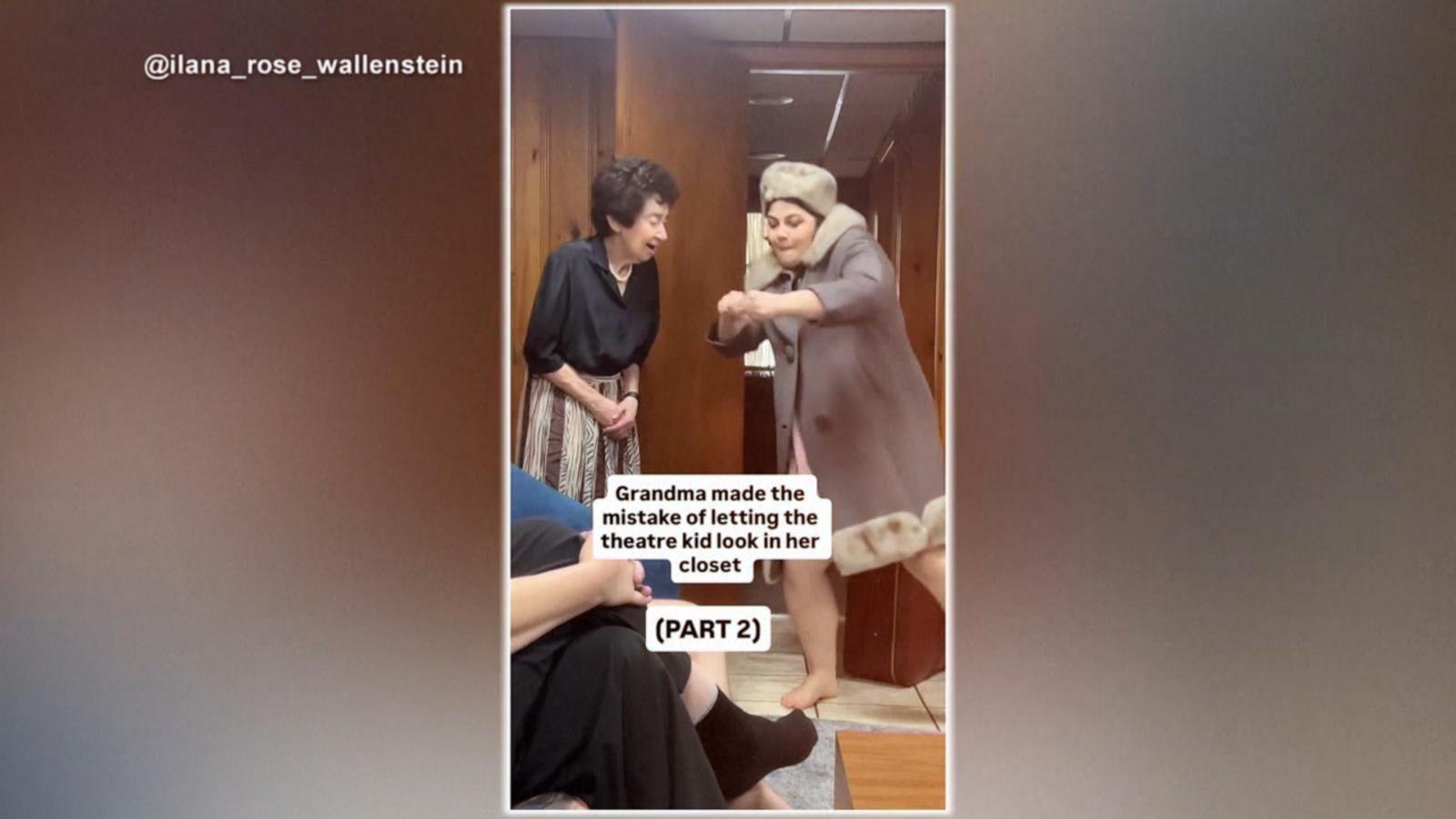 WATCH:  Grandma's closet inspires young actress