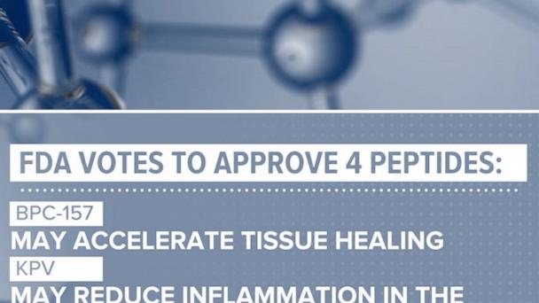 bpc-157 news fda NBC | The claims surrounding peptides are sweeping: They're promoted as treatments for everything from faster healing to younger-looking skin, FDA advisory committee recommends BPC-157