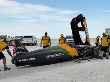 WATCH:  Driver hits 406 mph in new land-speed record