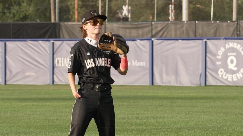 WATCH: Born without a right hand, now she's a pro baseball player in the championship series
