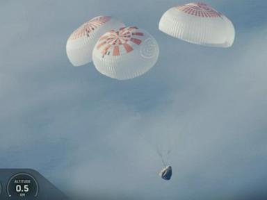 WATCH:  SpaceX Crew-12 splashes down after ISS mission