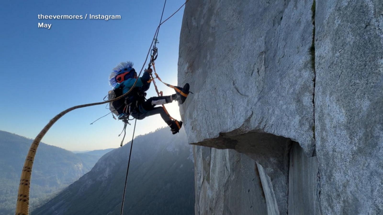 WATCH:  Man who took 7-year-old son rock climbing sparks parenting debate