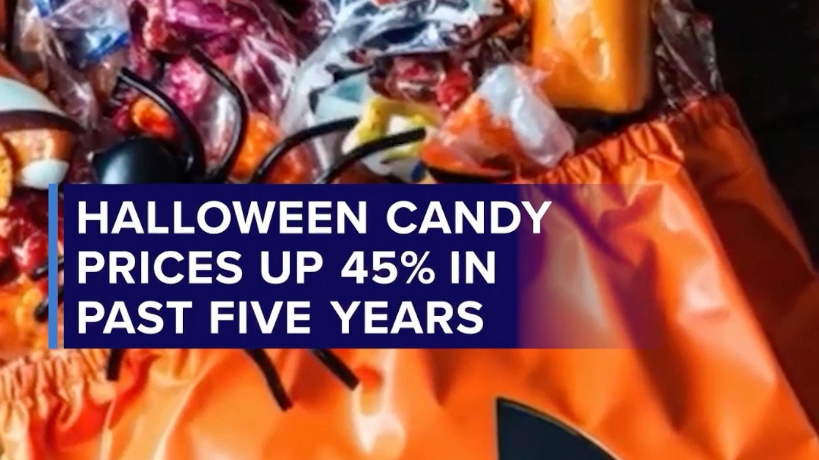 Topic Chcoolate Halloween candy prices up 45% in past five years - Good Morning America