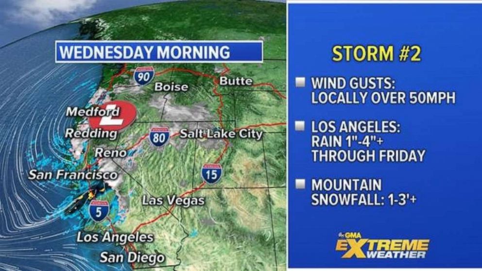 PHOTO: The storm set numerous records overnight, including November low pressure records in both Oregon and California. 