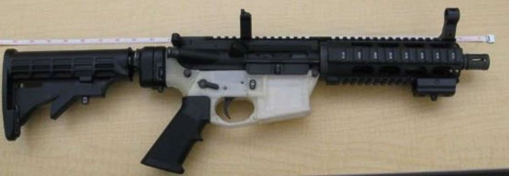 PHOTO: A gun printed by a 3D printer.