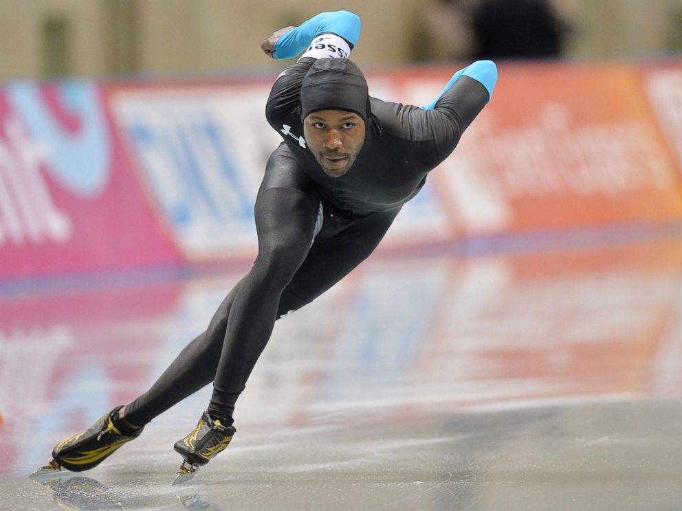 PHOTO: Shani Davis of USA competes in men 500m during Essent ISU World Sprint Speed Skating Championships 2014 at M Wave, Jan. 19, 2014, in Nagano, Japan.