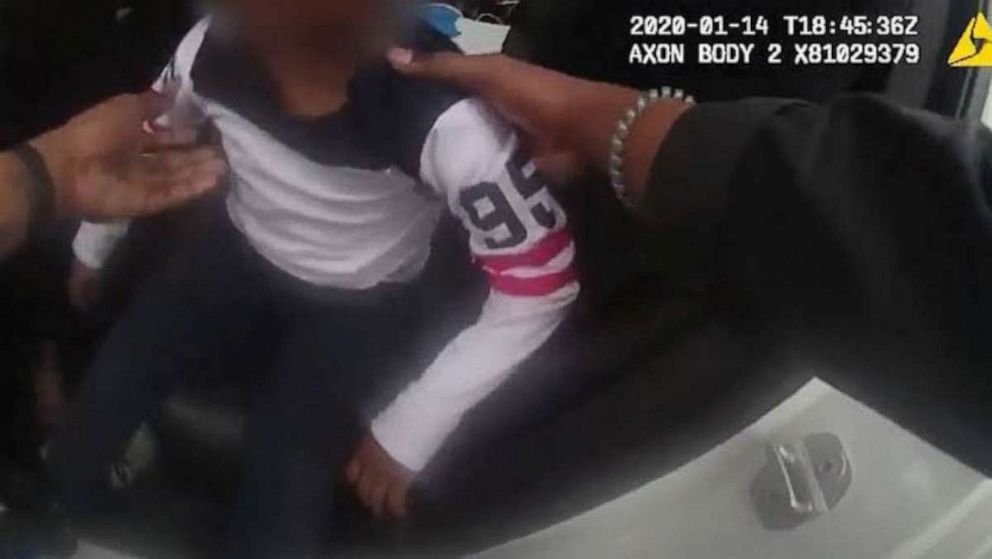 PHOTO: A body-worn camera video shows Montgomery County Police officers detaining a 5-year-old boy in January 2020 has been released by the department.