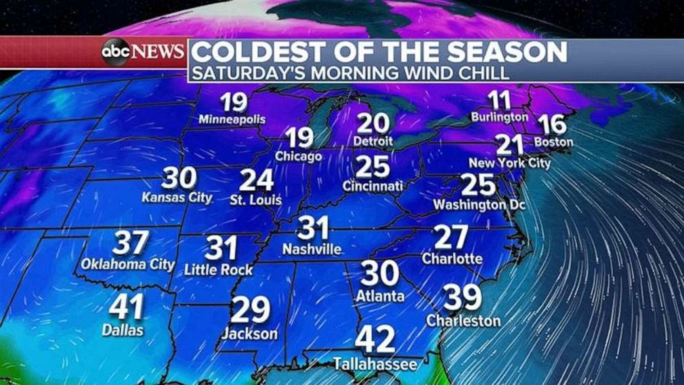 Coldest air of the season is on the way for Eastern US - Good Morning ...