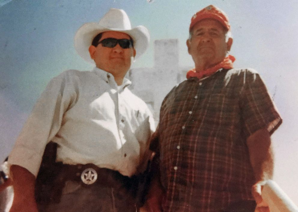PHOTO: Ruben Escandon, left, and his father, Ruben Escandon, Sr. are pictured at Mount Cristo Rey.