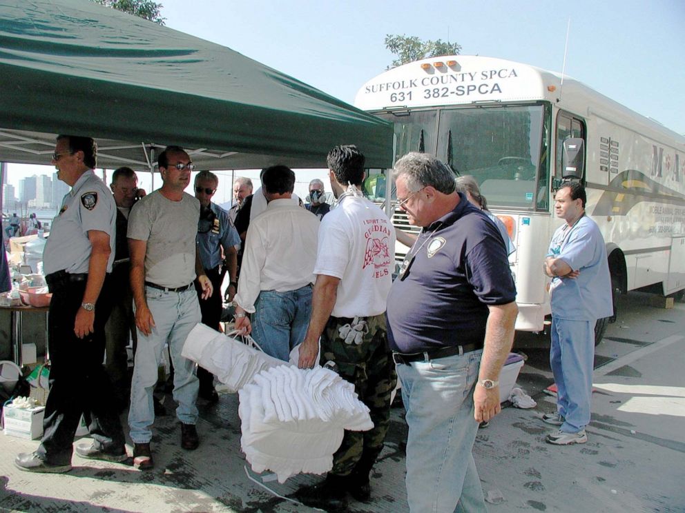 PHOTO: Pictured at far right is Dr. Michael Shorter; at far left, SCSPCA chief of detectives, Gerry Lauber.