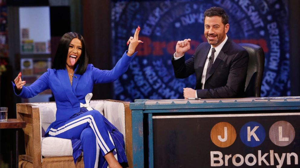 VIDEO: Rapper and new mom Cardi B told Jimmy Kimmel she's loving motherhood so far, but she's still in shock.