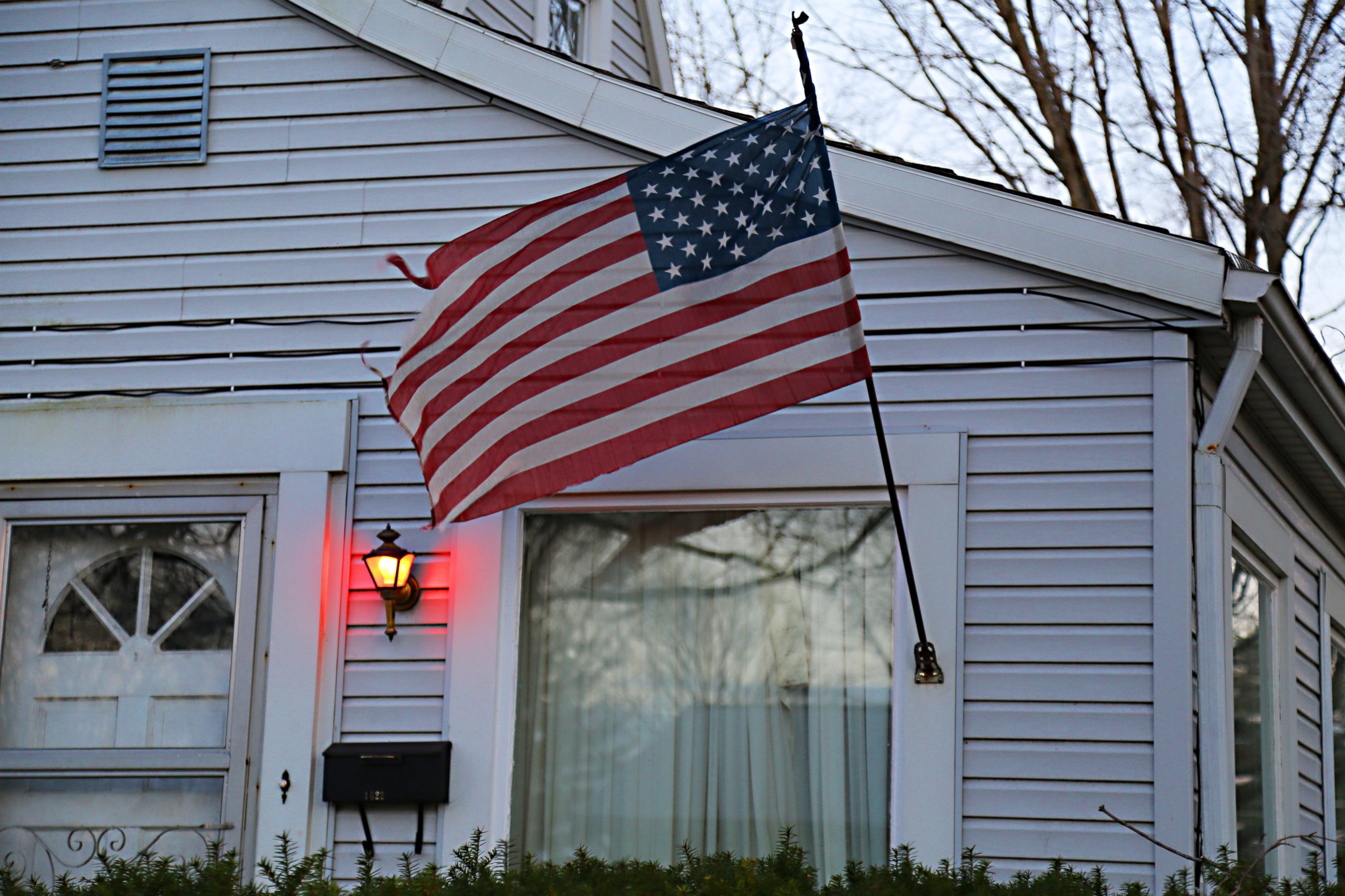 PHOTO: Delphi, Indiana, residents place lights outside their homes to signify solidarity with Abby Williams and Libby German, who disappeared Feb. 13, 2017, and were found dead the next day.