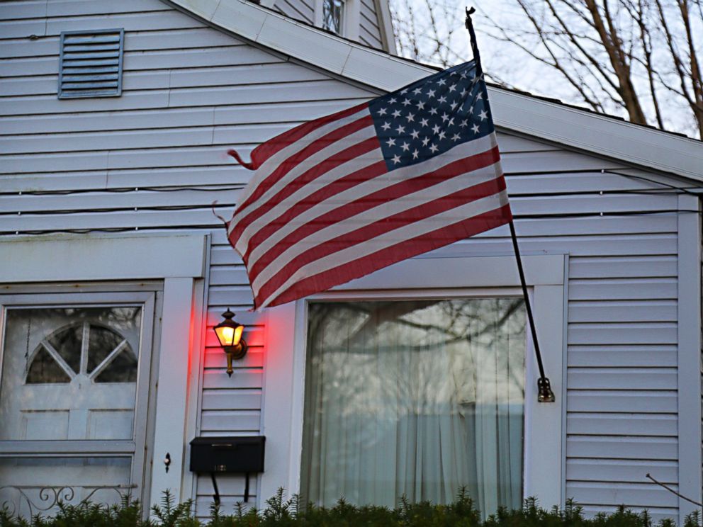 PHOTO: Delphi, Indiana, residents place lights outside their homes to signify solidarity with Abby Williams and Libby German, who disappeared Feb. 13, 2017, and were found dead the next day.