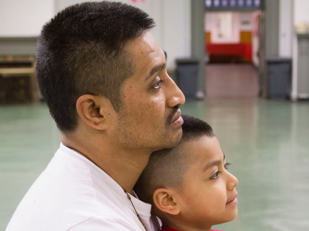 PHOTO: Javier Flores Garcia, and his son, Javier, have been living in Arch Street United Methodist Church since Nov. 13, 2016. Garcia said he entered sanctuary to avoid being detained and deported back to Mexico again.
<p itemprop=
