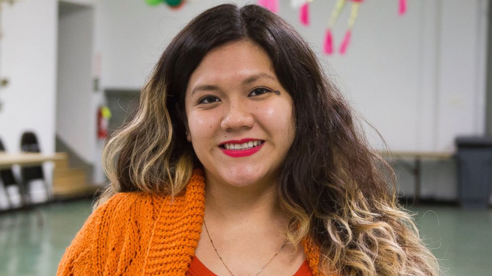 PHOTO: Olivia Vasquez is a community organizer with Juntos, an immigrants rights organization. She has helped Garcia and his family throughout his detention and time in sanctuary.