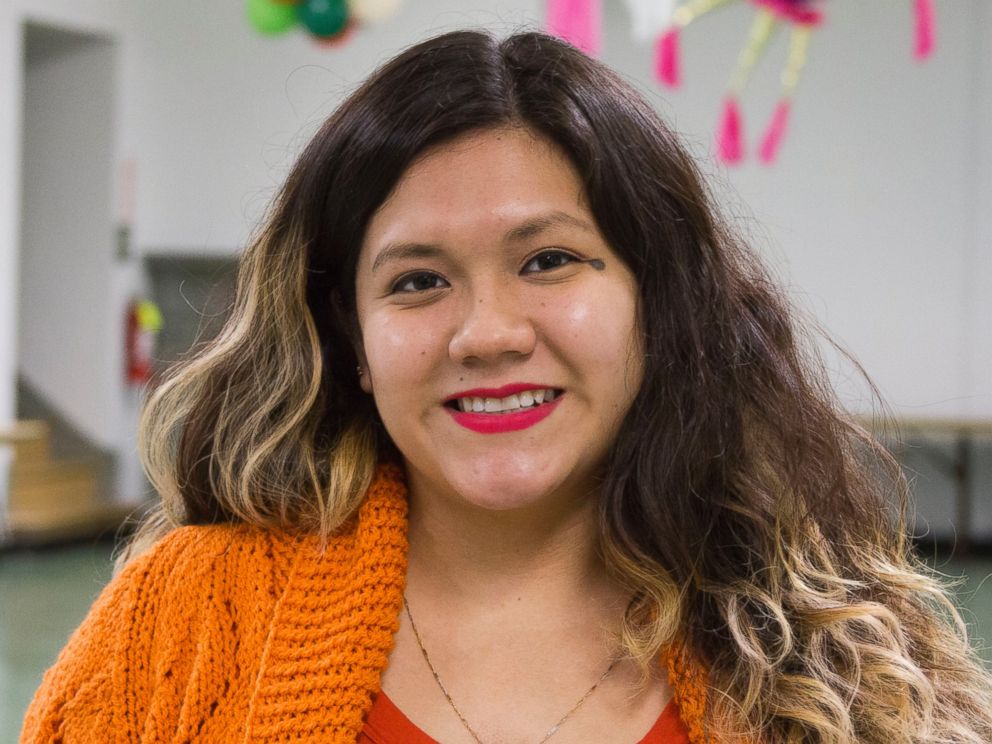 PHOTO: Olivia Vasquez is a community organizer with Juntos, an immigrants rights organization. She has helped Garcia and his family throughout his detention and time in sanctuary.