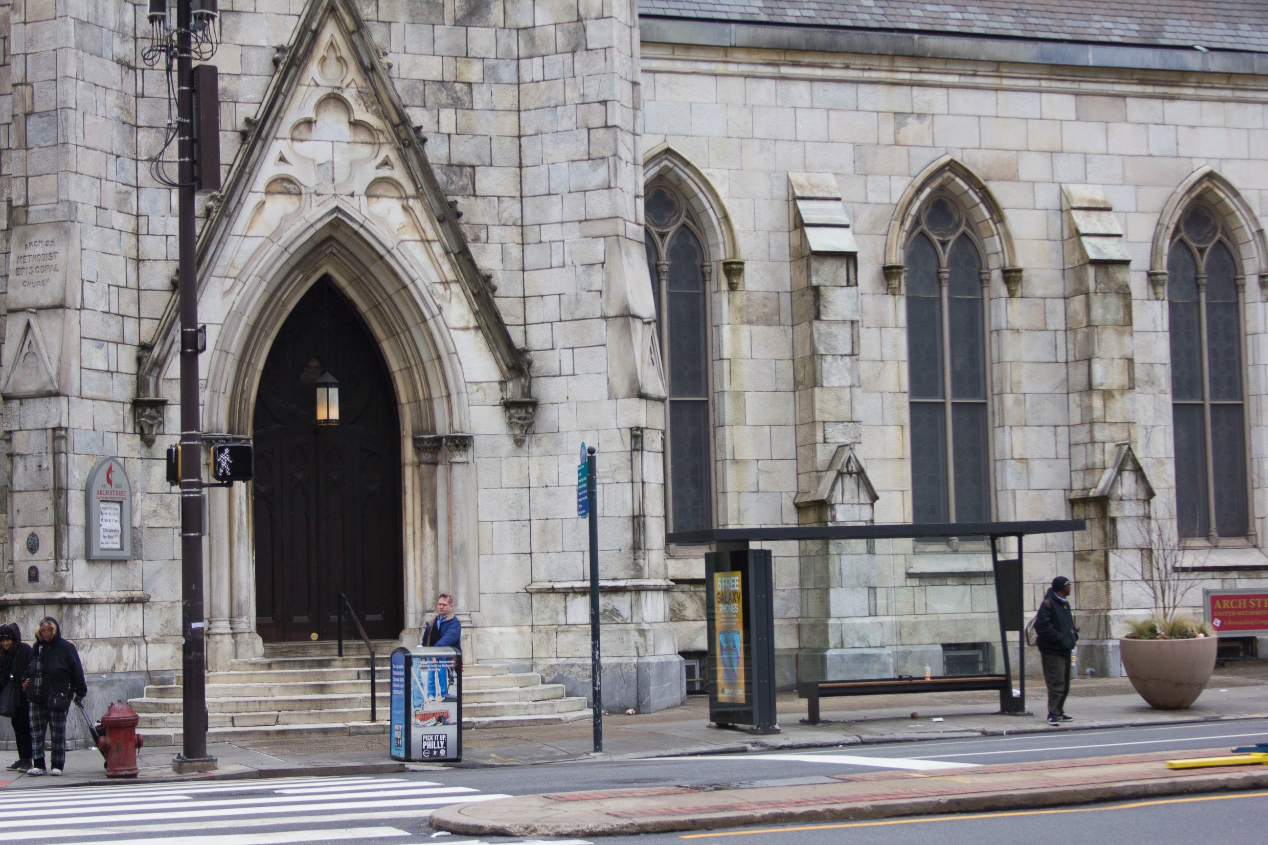 PHOTO: Arch Street United Methodist Church is part of the “New Sanctuary Movement,” Rev. Robin Hynicka said. Javier Flores Garcia is the first person to physically take sanctuary in the church. 