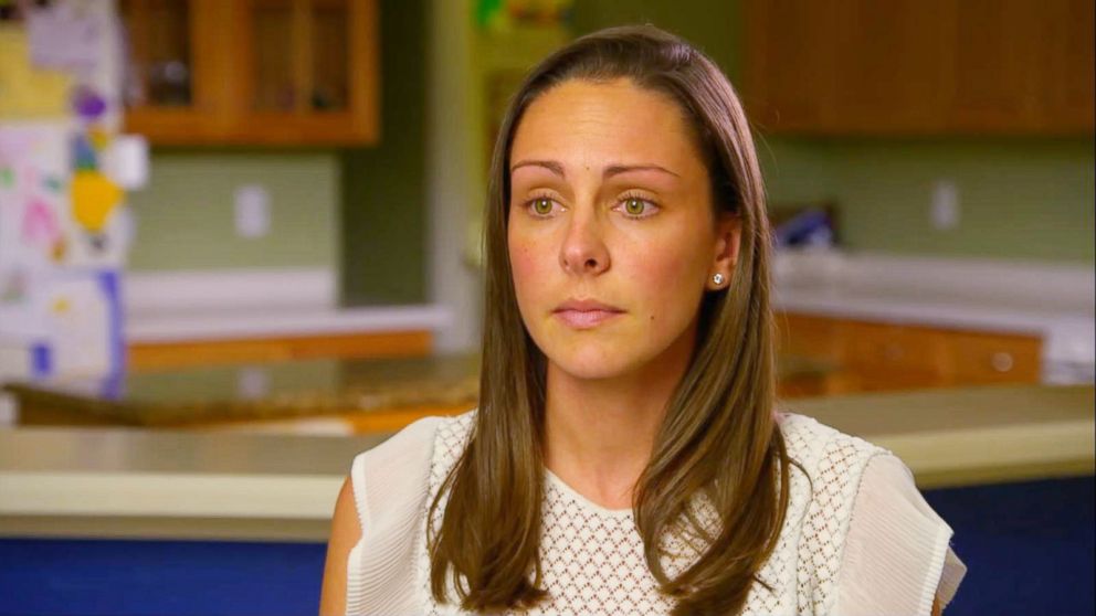 PHOTO: Kaitlin Hill speaks out in an interview with "Good Morning America" after her 3-year-old son broke his femur bone at a local trampoline park. 