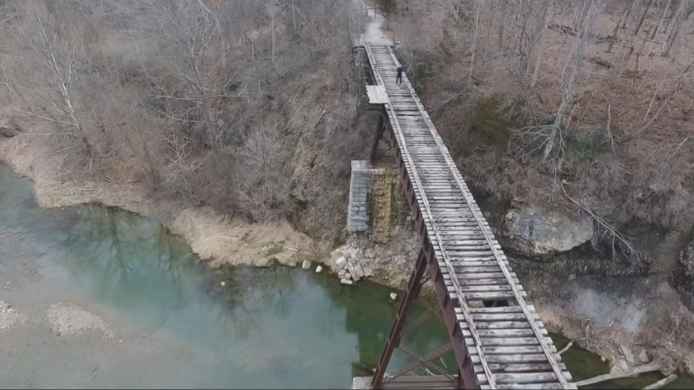 PHOTO: Abby Williams and Libby German took a photo on this bridge on on the day they disappeared.