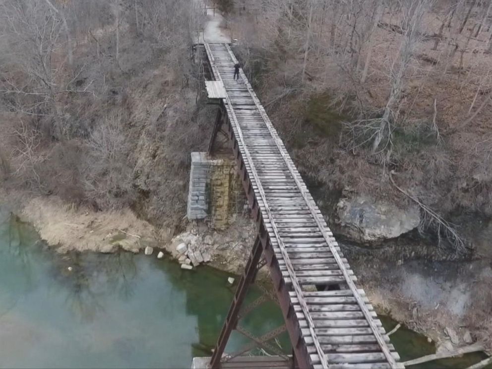 PHOTO: Abby Williams and Libby German took a photo on this bridge on on the day they disappeared.