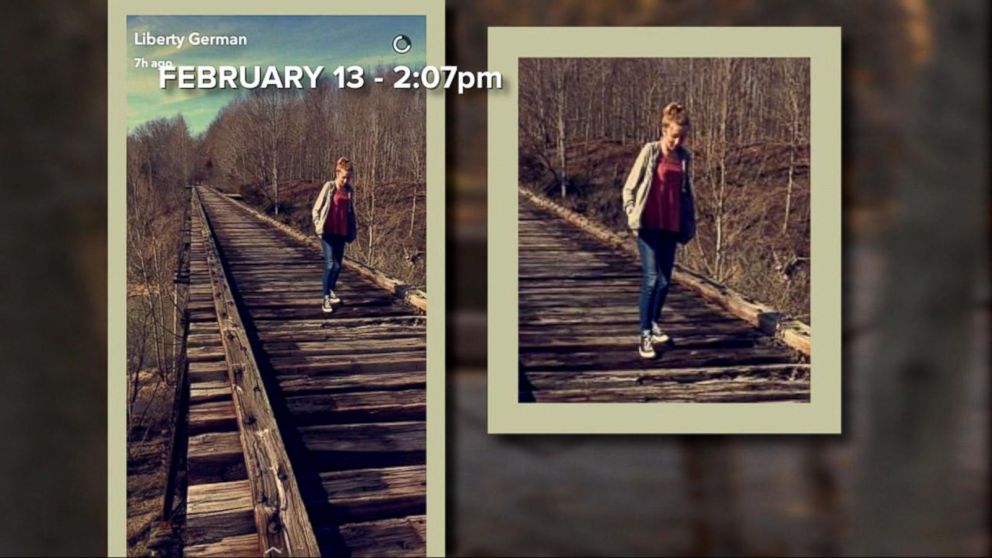 PHOTO: Abby Williams and Libby German snapped this photo on the bridge on the day they disappeared.