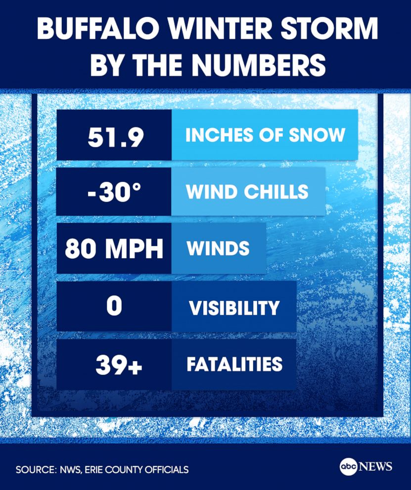 PHOTO: Buffalo winter storm by the numbers