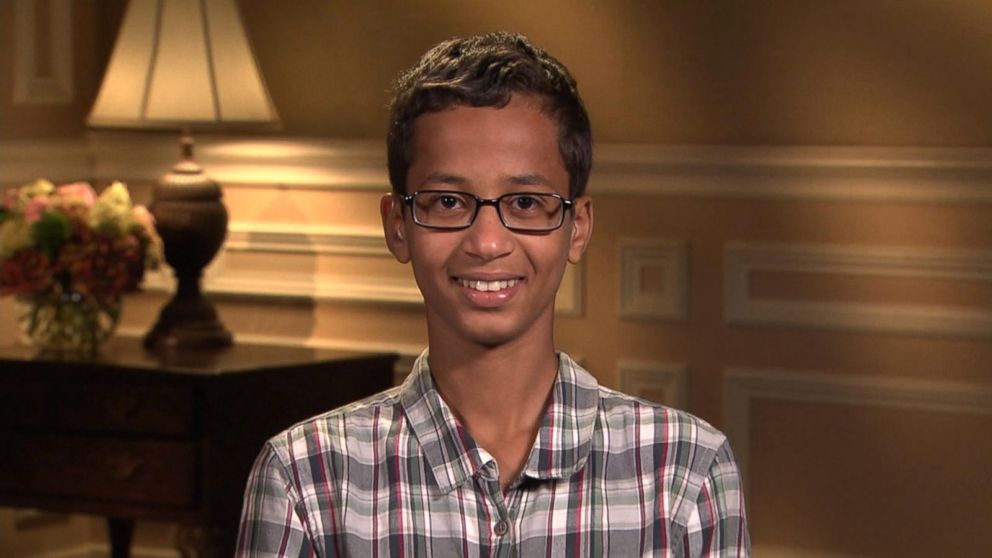PHOTO:Ahmed Mohamed, who was arrested after school officials mistook his homemade digital clock for a bomb, says he wants to be an engineer.