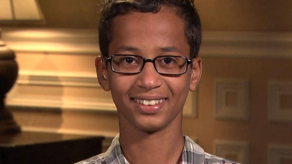 PHOTO:Ahmed Mohamed, who was arrested after school officials mistook his homemade digital clock for a bomb, says he wants to be an engineer.