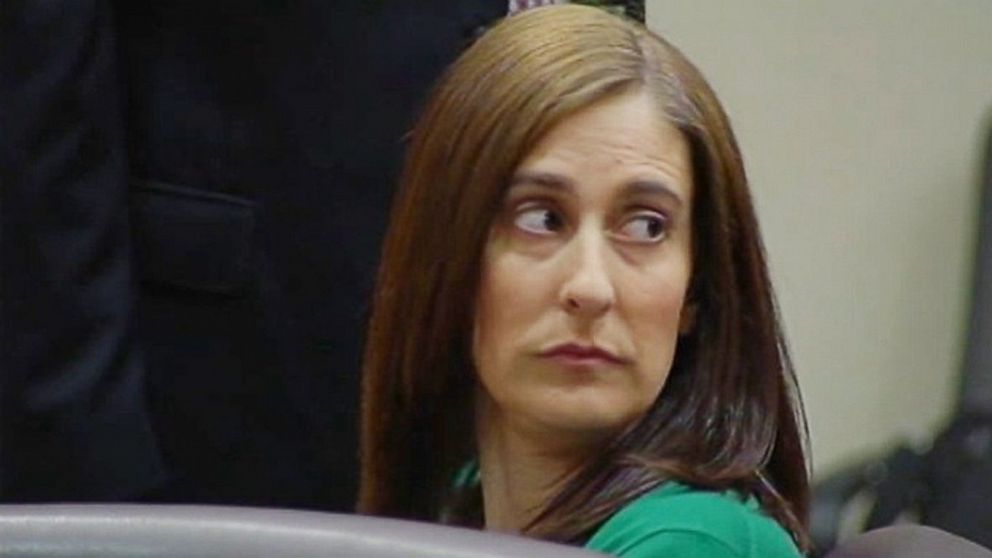 Andrea Sneiderman attends a hearing in Atlanta, Ga. July 26, 2013. Sneiderman is scheduled to go on trial July 29 on charges stemming from the killing of her husband, Rusty, in 2010.