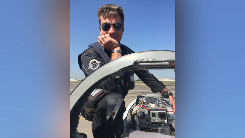 PHOTO: Pilot Christophe "Douky" Deketelaere, a former pilot with the French Air Force, has been flying with Breitling for more than a decade.