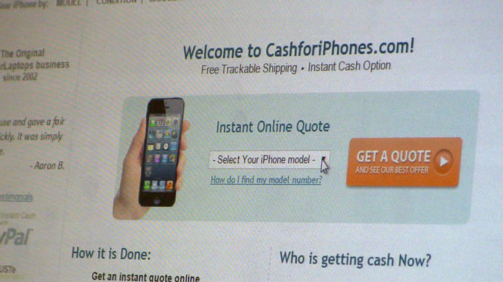 Cash for iPhones claims to offer cash for used phones, but the FTC has more than 900 customer complaints alleging the company paid far less than the original offer.