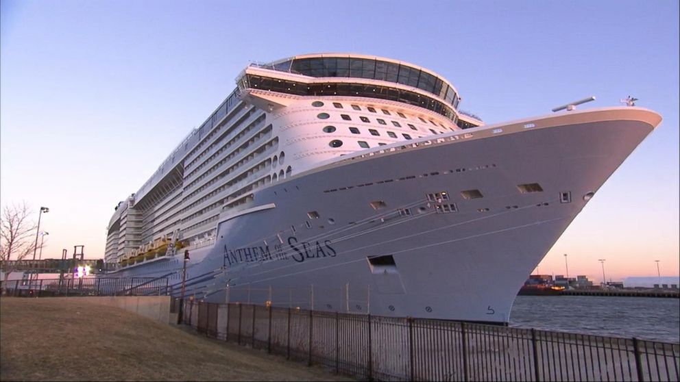 PHOTO: Passengers aboard Royal Caribbean's Anthem of the Seas tell "GMA" what it was like as the boat traveled through hurricane-force winds.