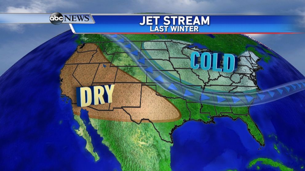 PHOTO: Weather conditions around the country last winter, and the past few years.