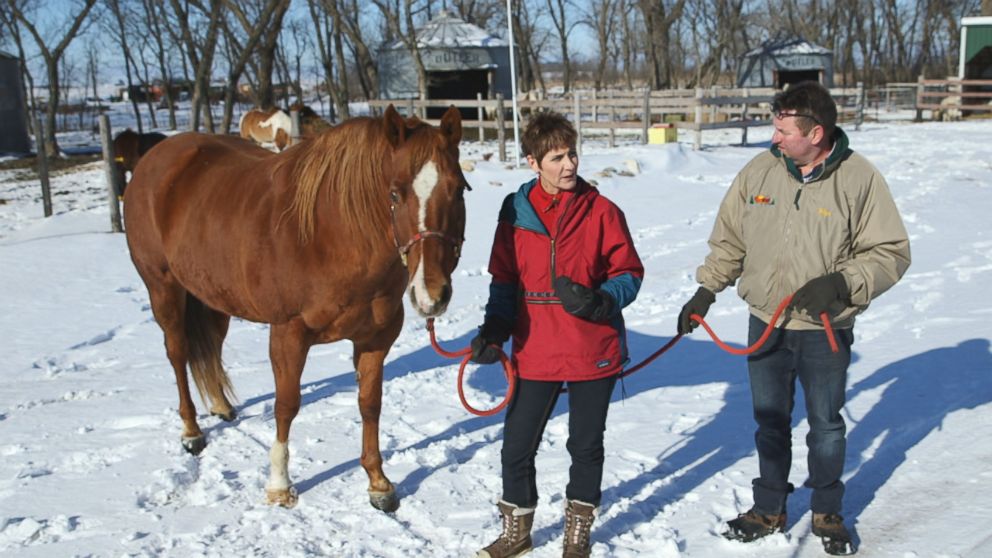 PHOTO: Samantha Rucki and Gianna Rucki were finally found by Minneapolis police in November 2015 at a farm called White Horse Ranch, in Herman, Minnesota, owned by Gina and Doug Dahlen.